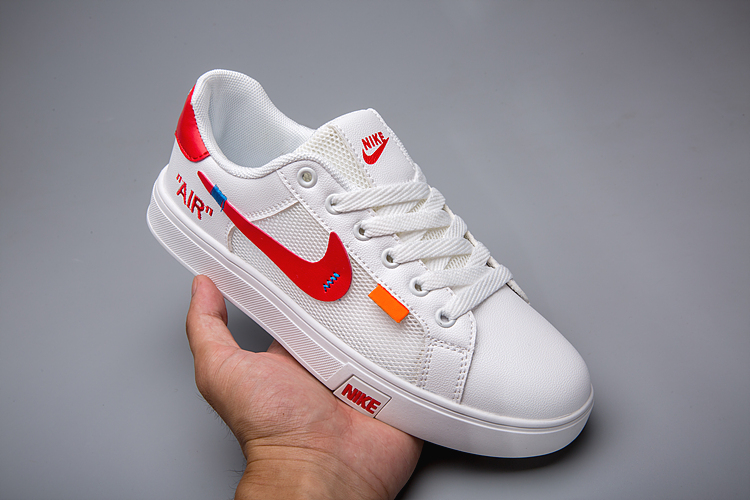 Men Nike Unisex Off-white White Red Shoes